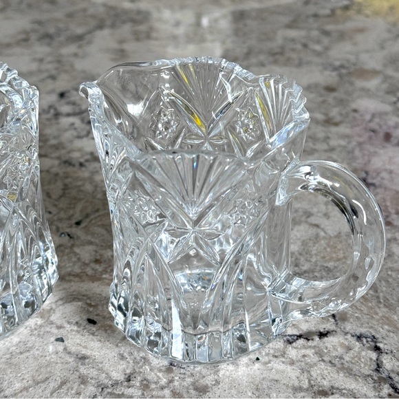 J.G.Durand France Cristal Sugar & Creamer Set - Picture 3 of 8